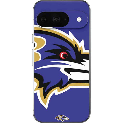 NFL Baltimore Ravens Large Logo Google Pixel 9 Skin